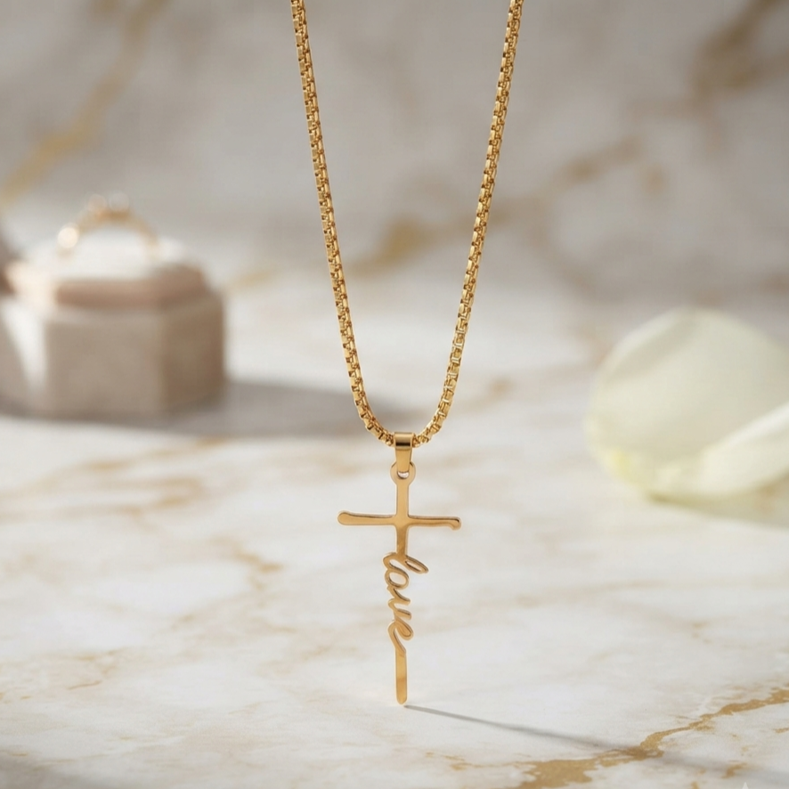 Collar Cruz Love - Imagen 3